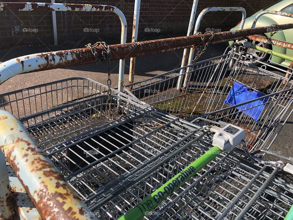 Would you say that a shopping market trolley park in this state is neglect on behalf of the brand?