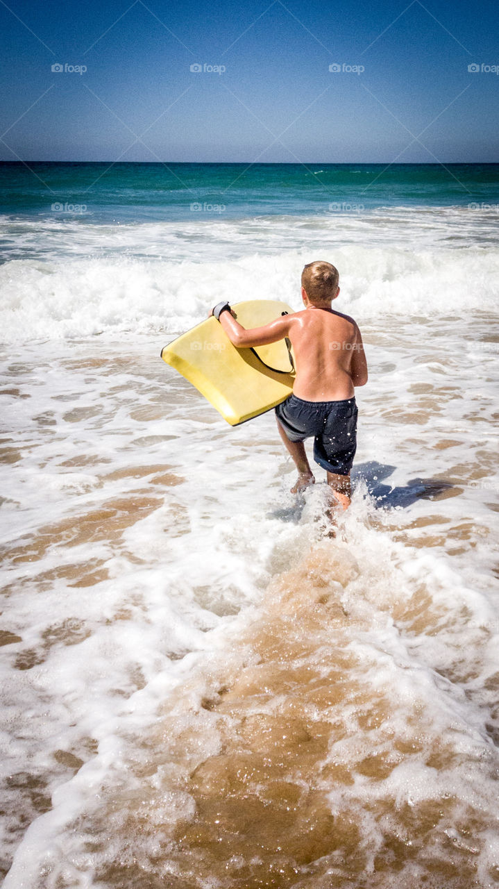 Boy, Water & Surfing