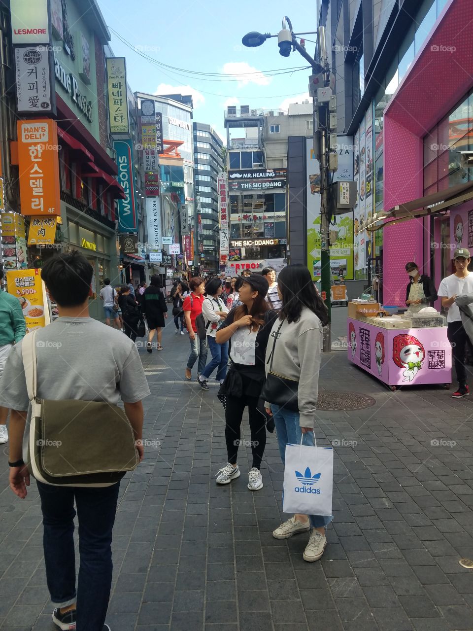 Myungdong shopping