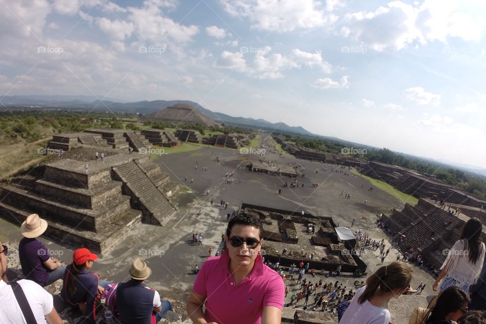 Teotihuacan Pyramids. Mexico City