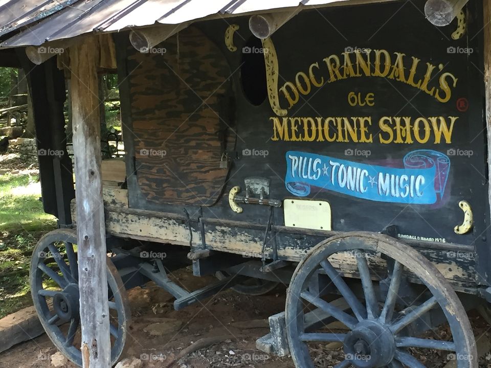 Medicine cart from the early days