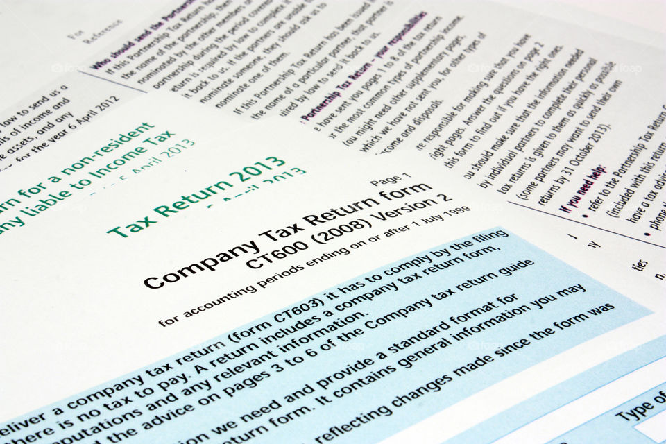 income tax return form