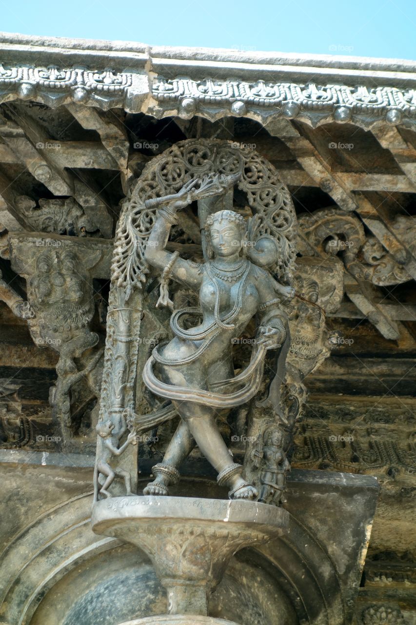 Belur Chennakeshava temple Apsara dancing