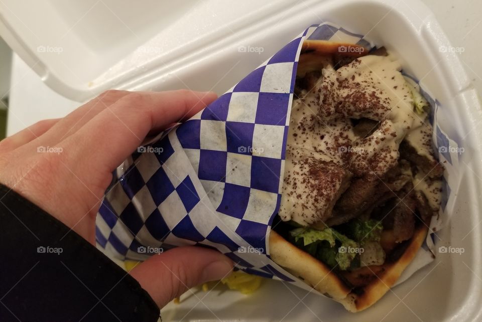 Gyro wrap - Mediterranean fast food