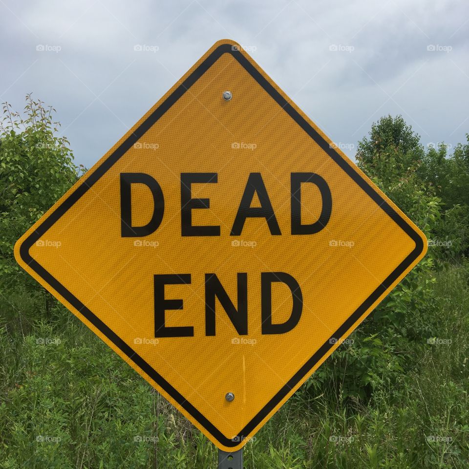 Dead end sign 