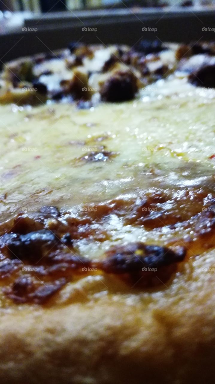 through cheese 🙈♥️