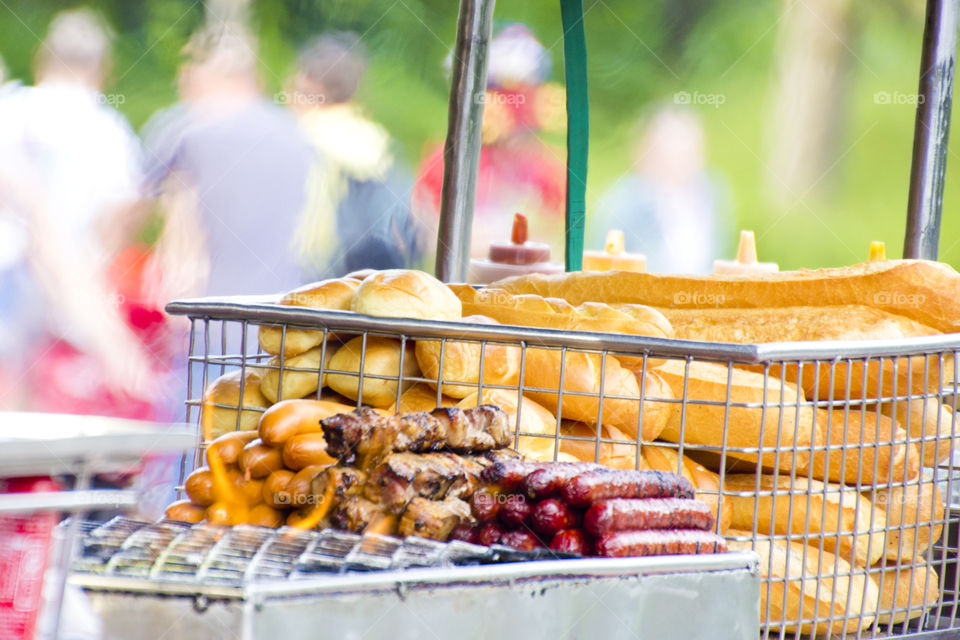 very hot street food