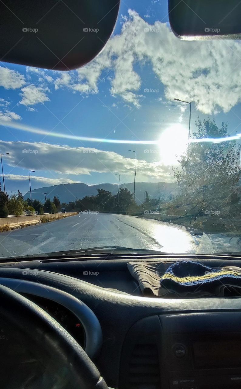 a clean day after rain