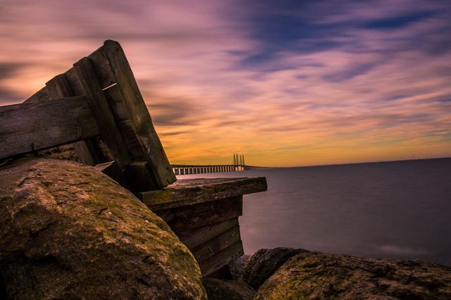 Distant view of sea