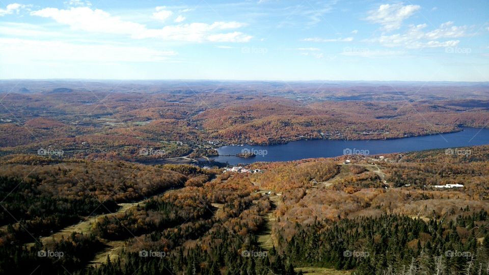 nice point of view Mont Tremblant