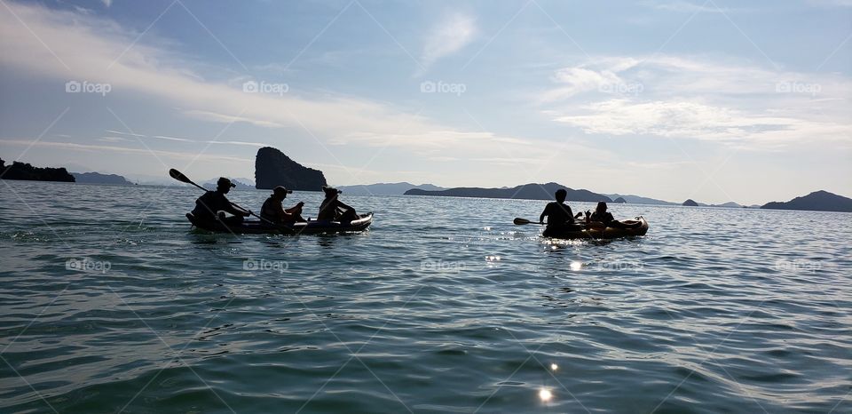 Morning Kayaking in Thailand