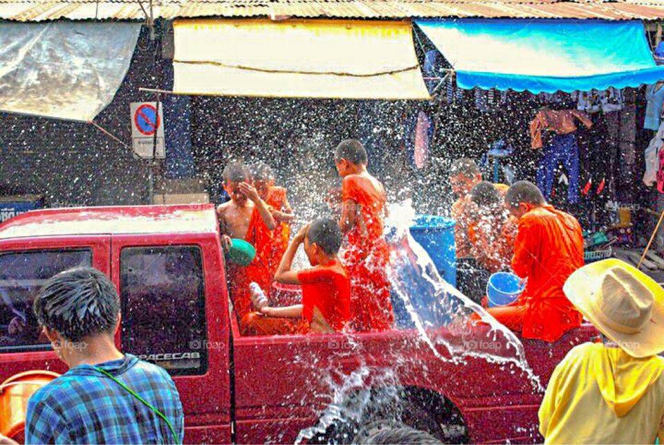 Water festival - Roi et,Thailand