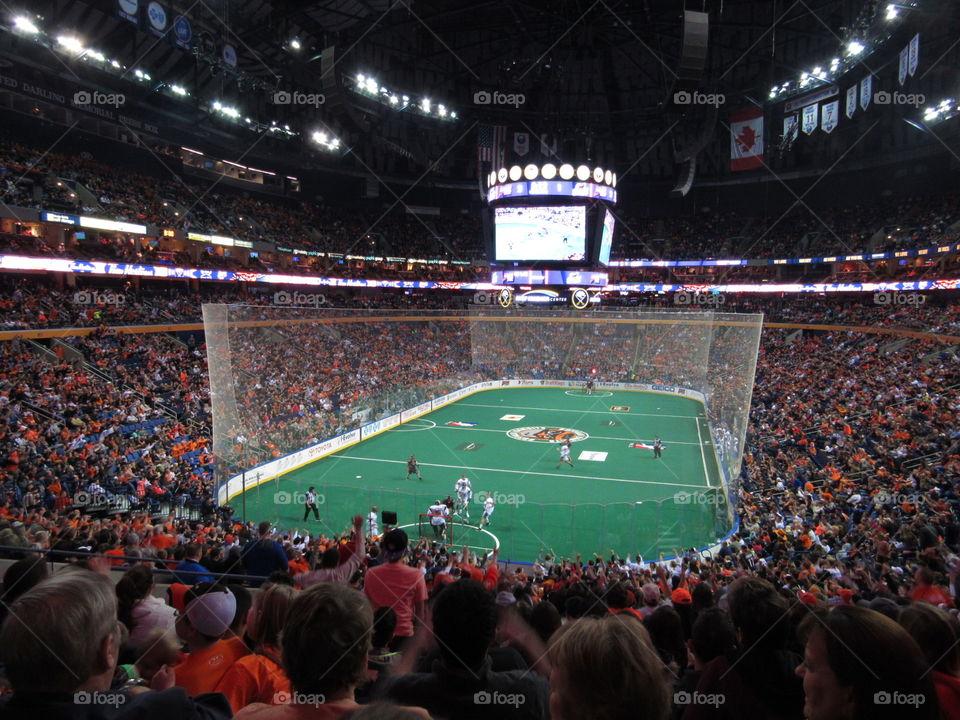 Buffalo Bandits Game last night 