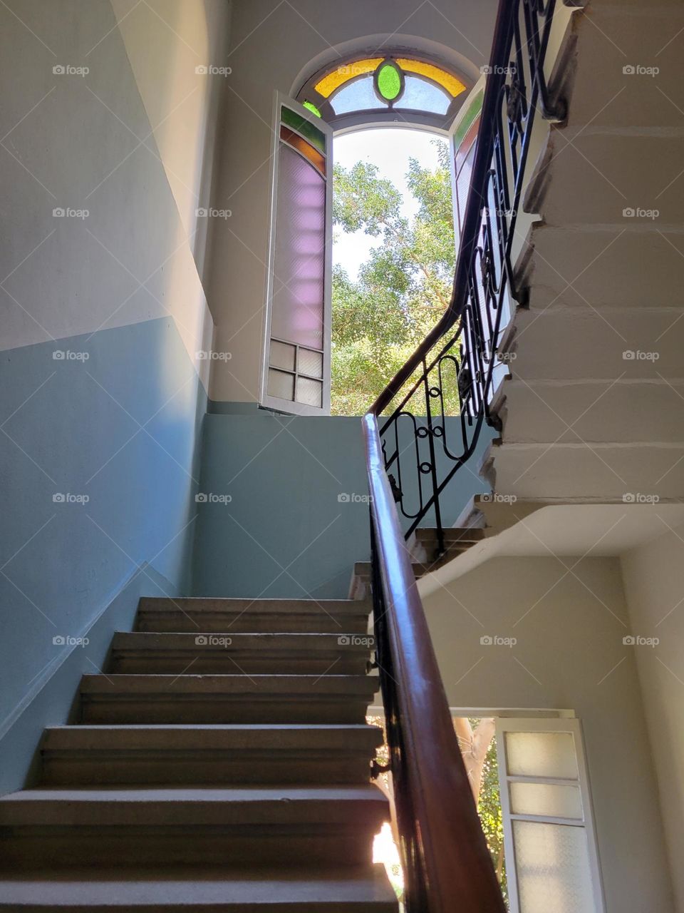 Stairways in a building at Cairo Egypt