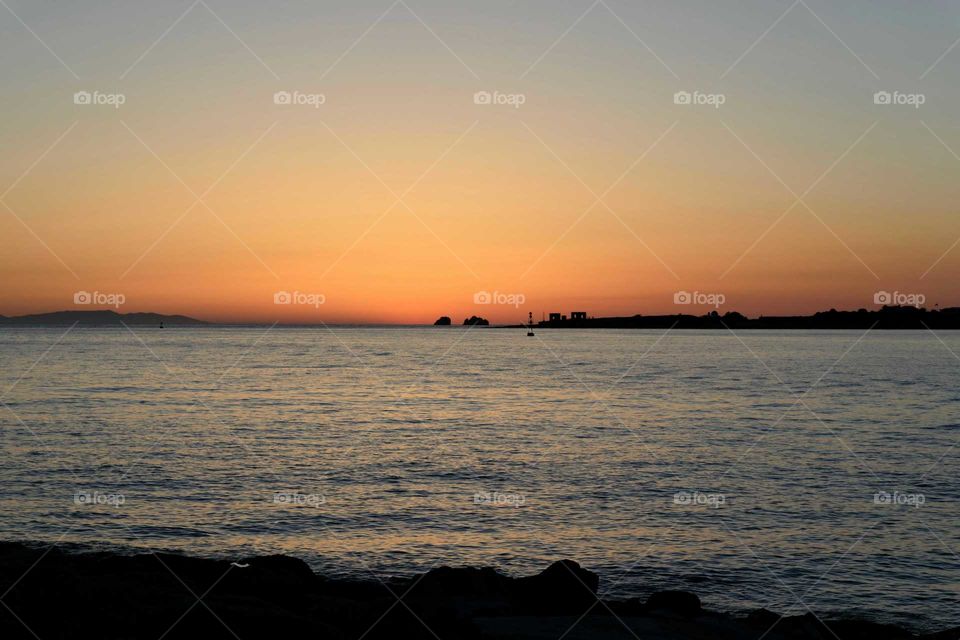 Paros sunset Greece