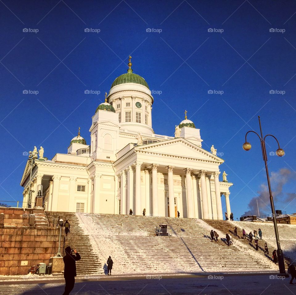 Snowy Helsinki 