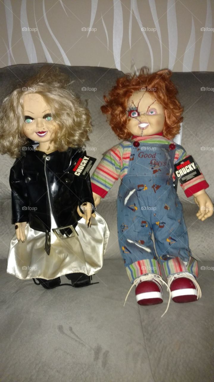 evil Chucky dolls the Bride of Chucky
