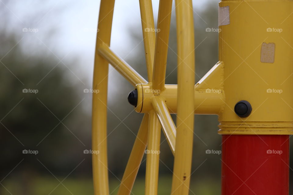 Close-up of a sport swing