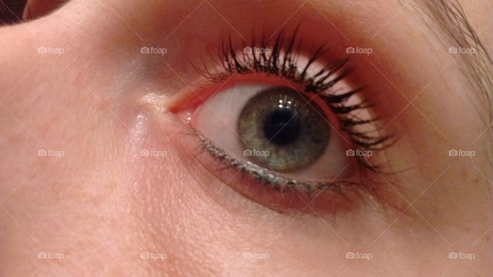 Women's Eye Close-Up