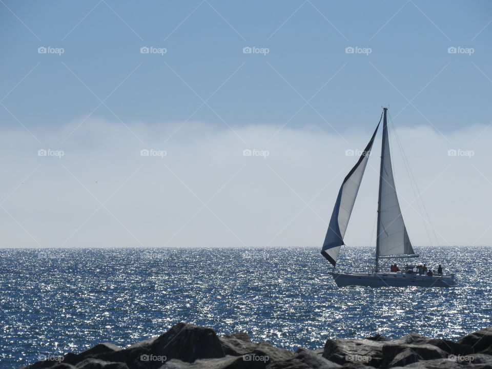 Boat and sail