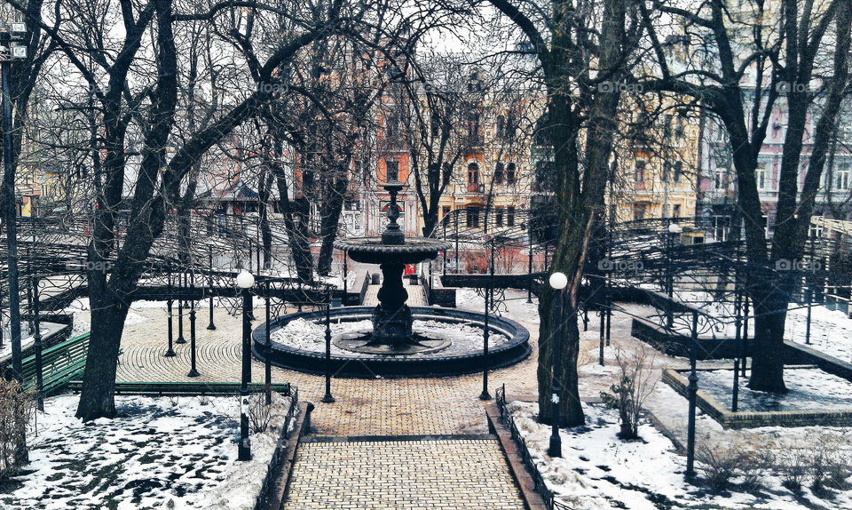 Kyiv city landscape