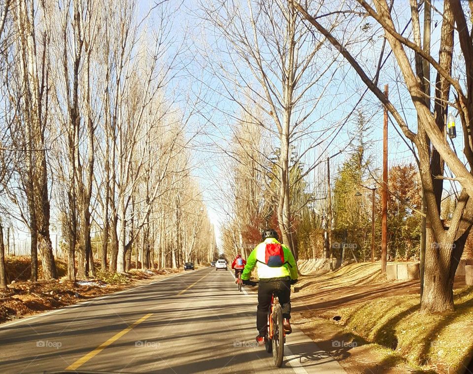 ciclismo en otoño