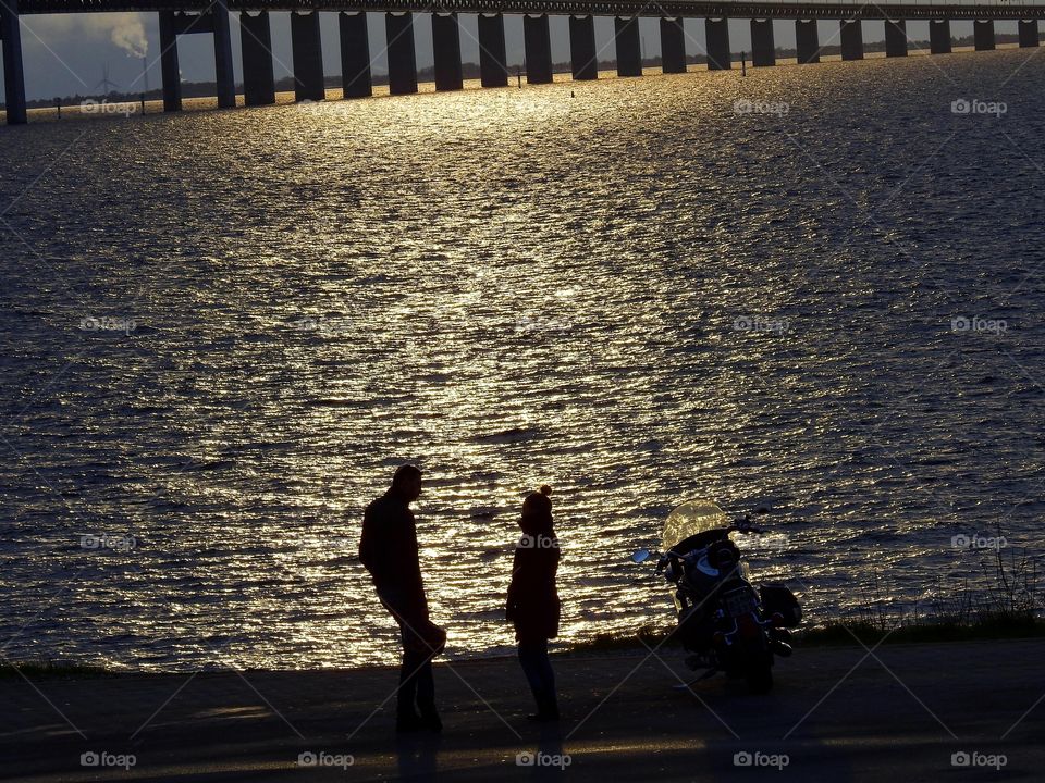 Silhouettes in dusk