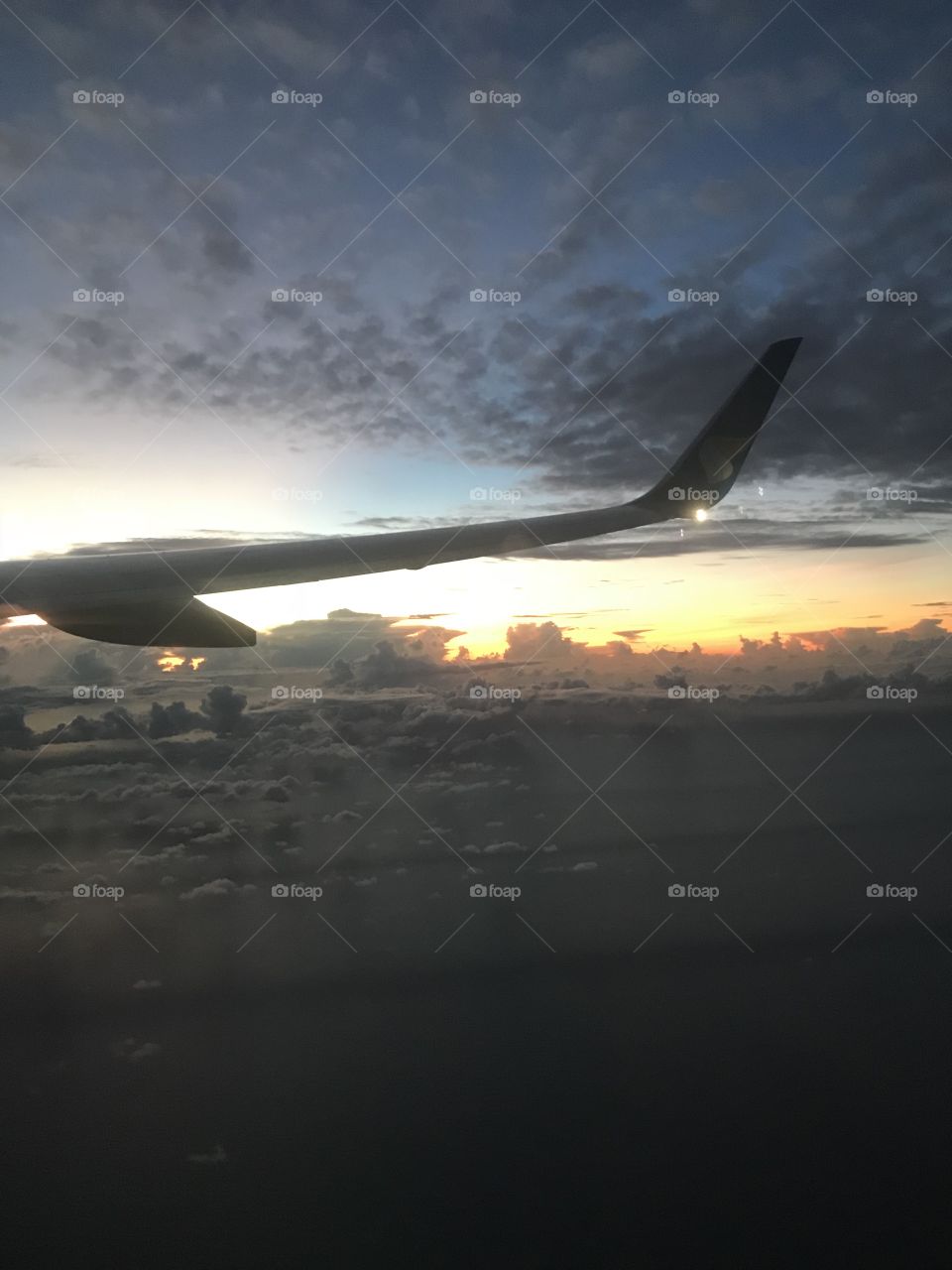 Sunrise at Zanzibar airport 