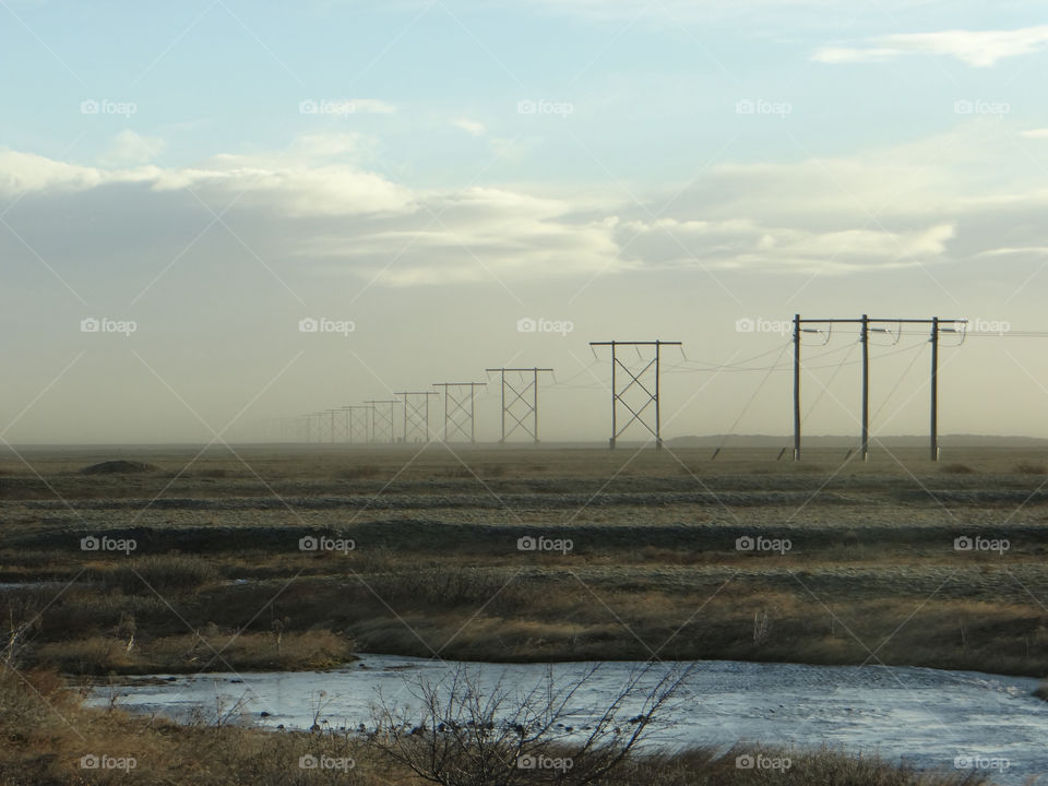 water power electricity tower by kshapley