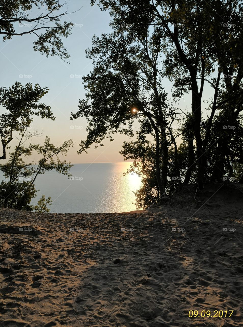 Lake Michigan Sleeping Bear Sand Dunes