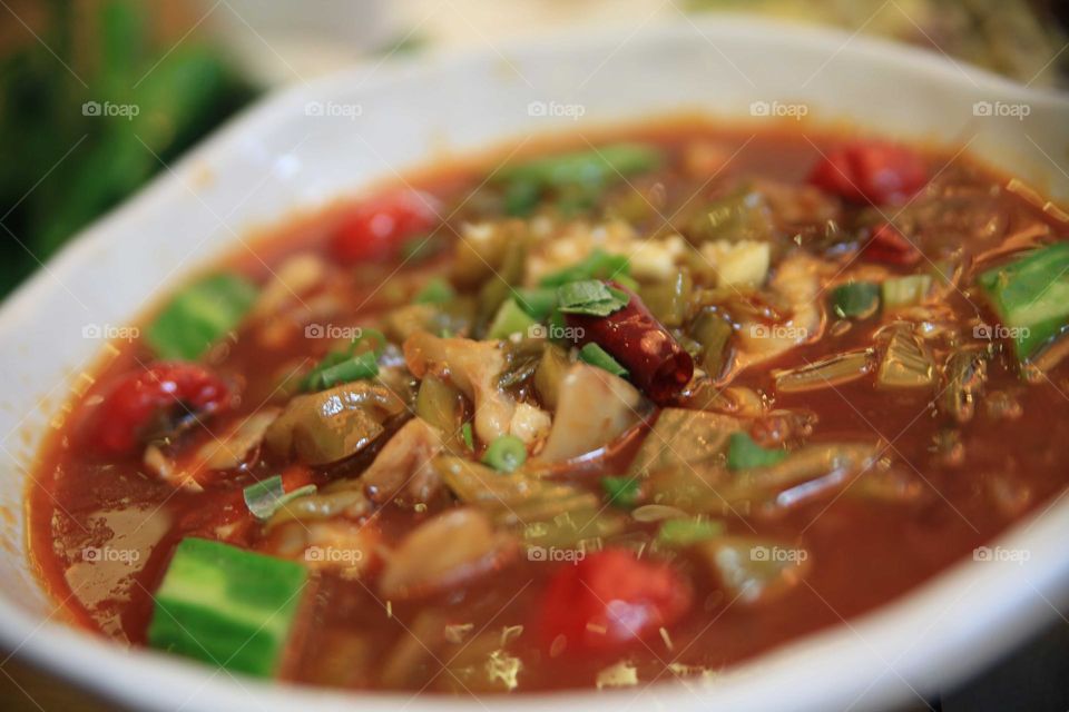 Chinese spicy cuisine