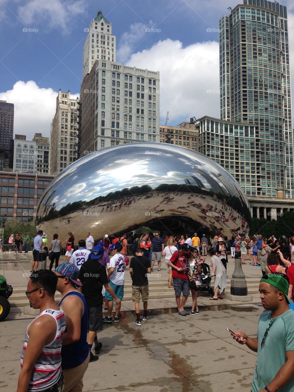 Chicago City . "The Bean" in Chicago! 