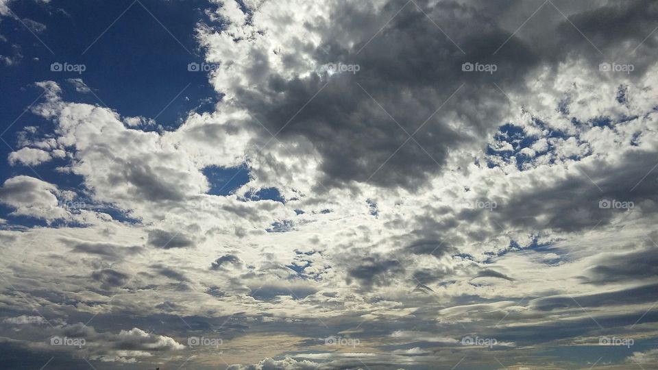 Kansas sky over Dwight Eisenhower National Airport