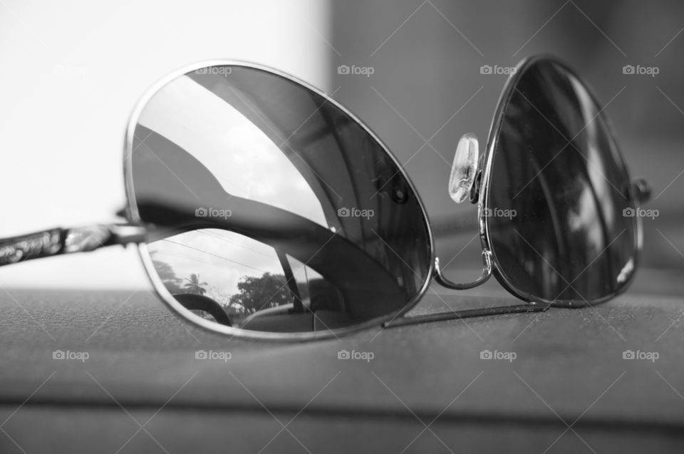 a picture of a black and white sunglasses