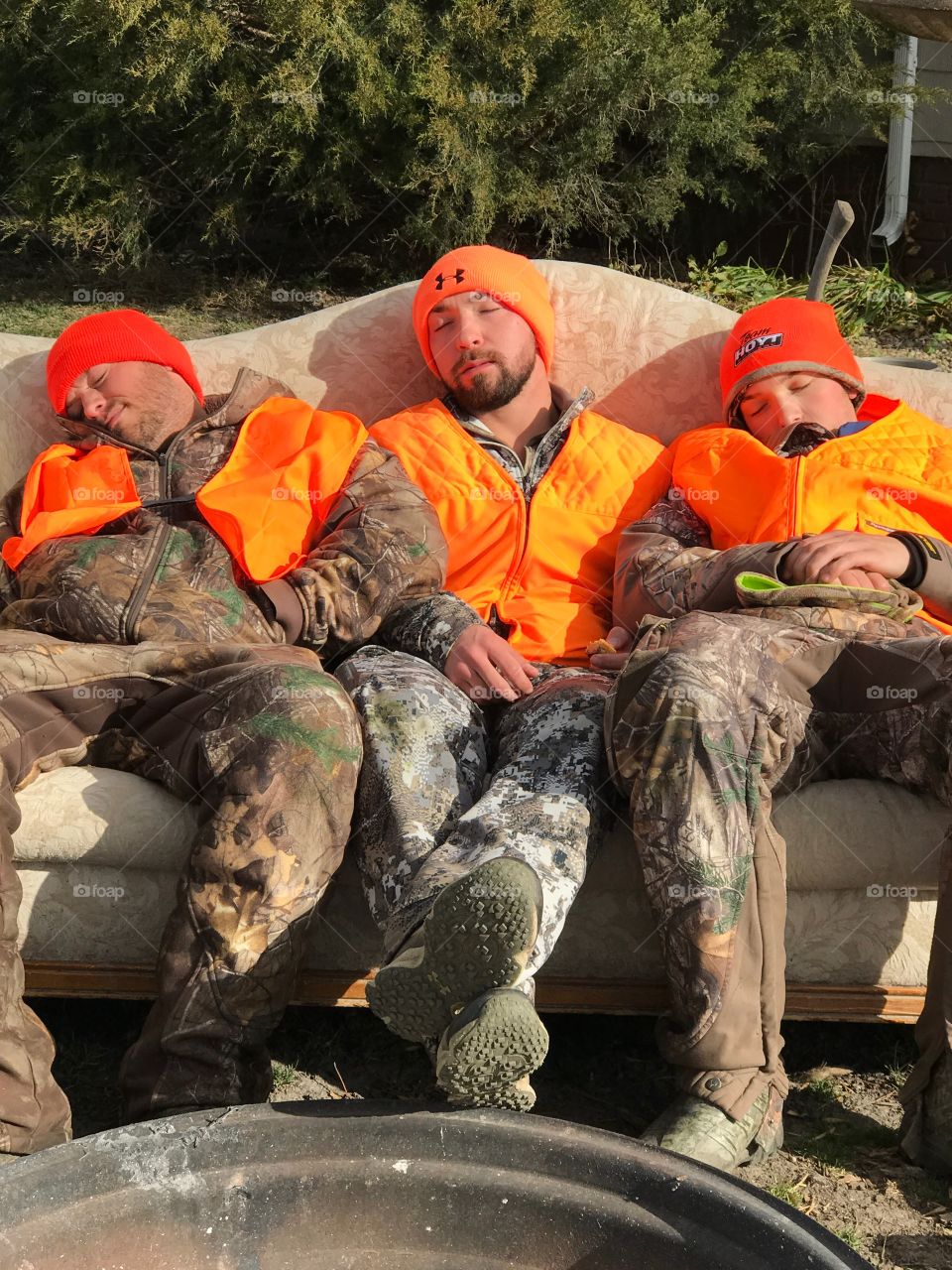 Tired hunters