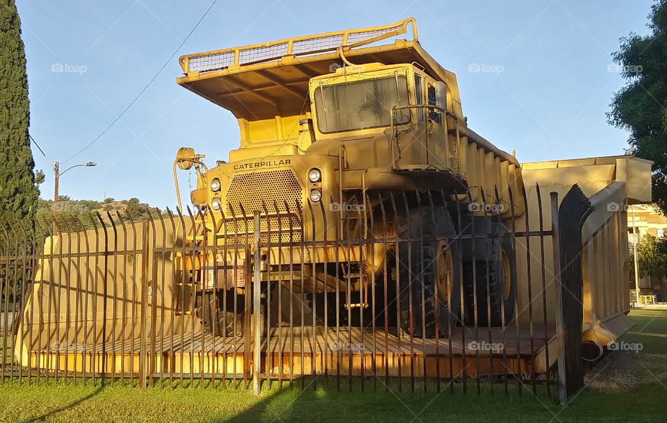 Big Yellow Dump truck