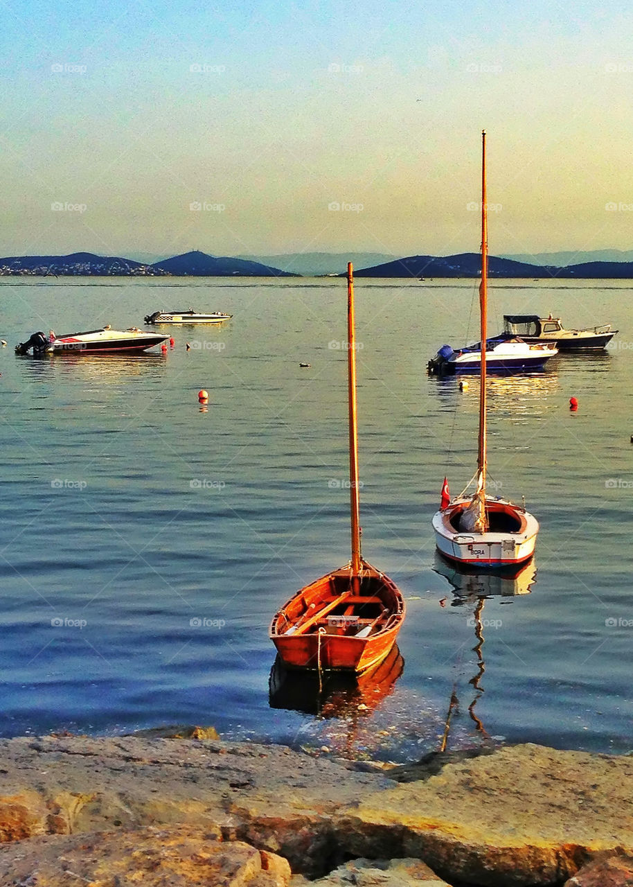 Sunset in istanbul