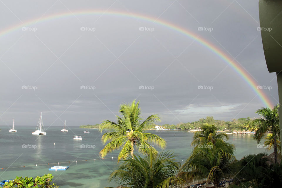 Rainbow in Jamaica