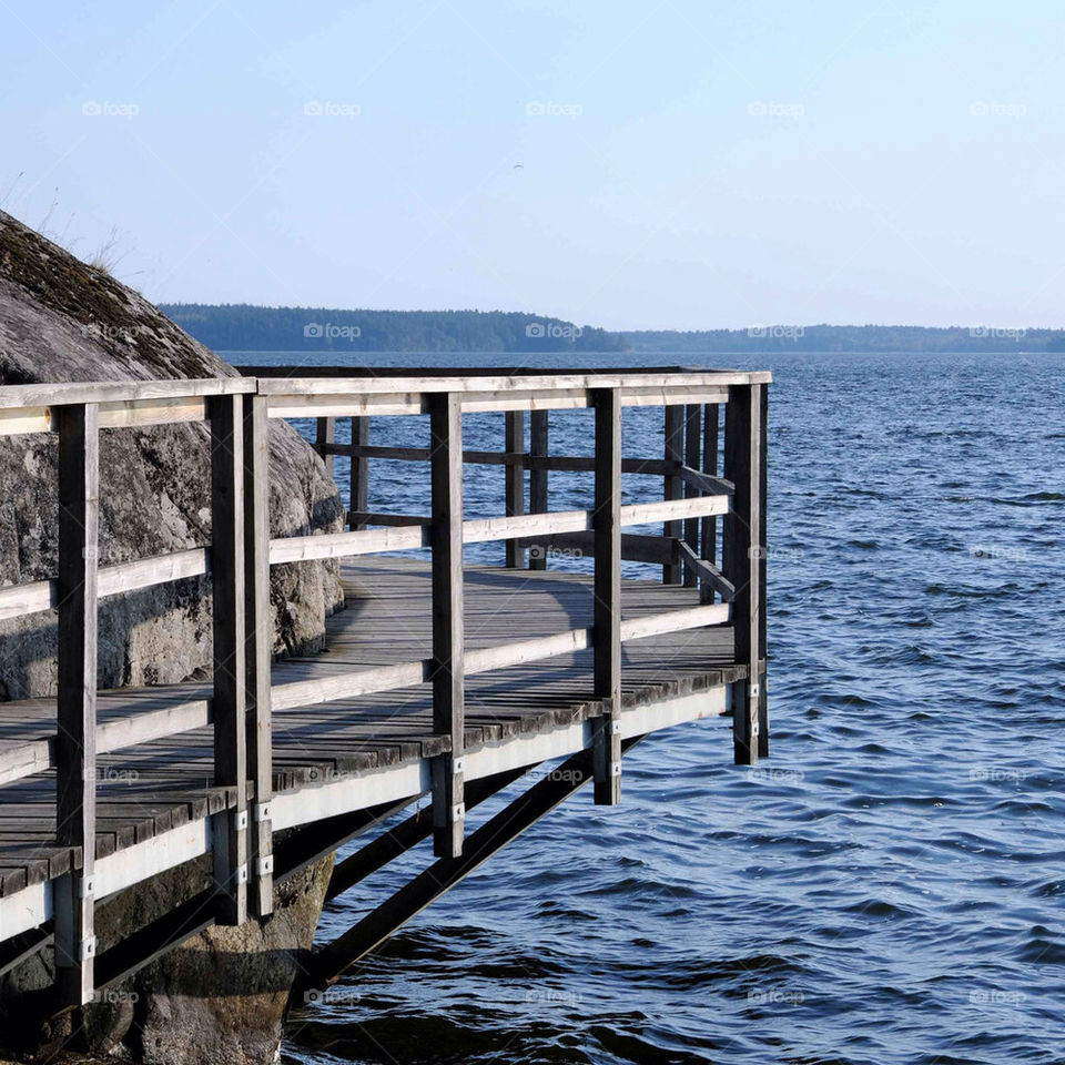 water rock hässelby jetty by cstalfors