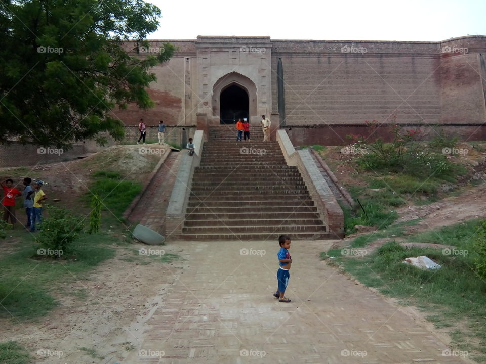an ancient fort of Bathinda city- a monument protected by Govt Of India- inner part