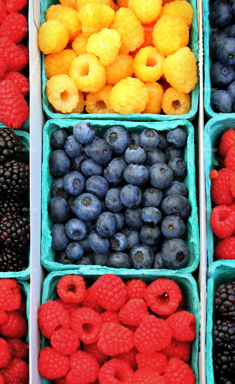 summer blue yellow macro by hlehnerer