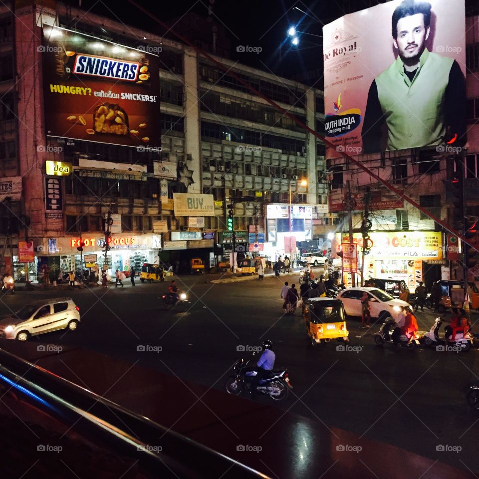Hyderabad busy night