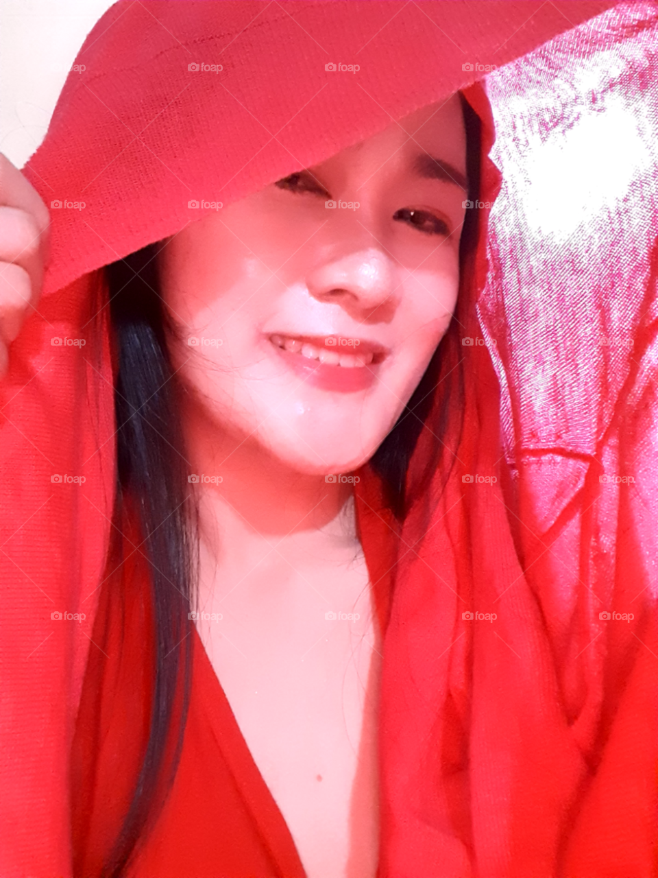 red is bright as bright as a smile.