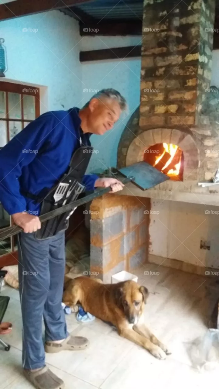 Baking Pizza