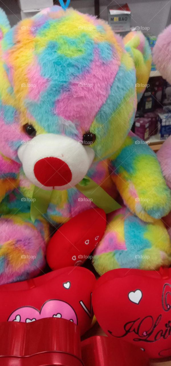 the rainbow teddy 🧸❤️