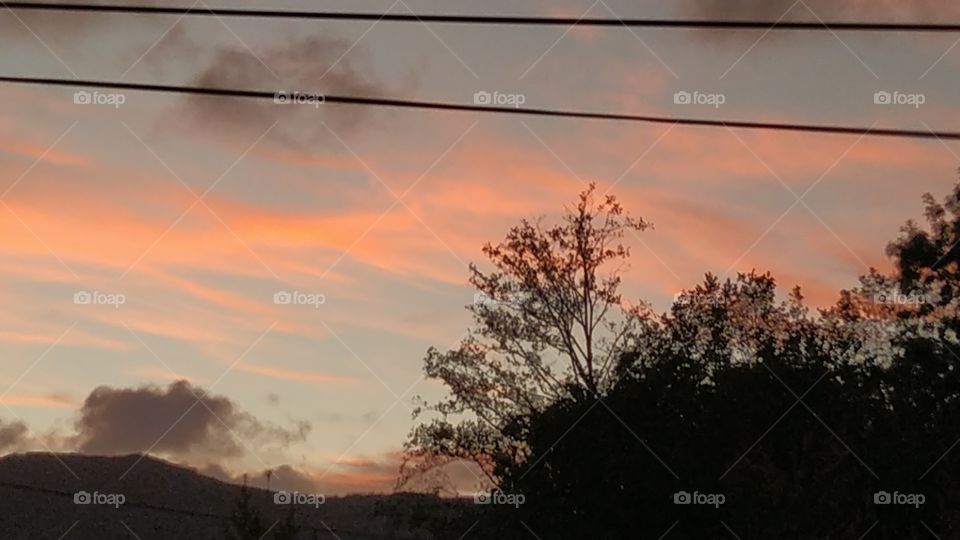 Atardecer de un dia de verano