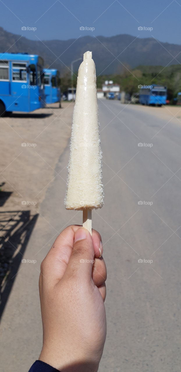 That cold milk icecream in a hot summer day😍