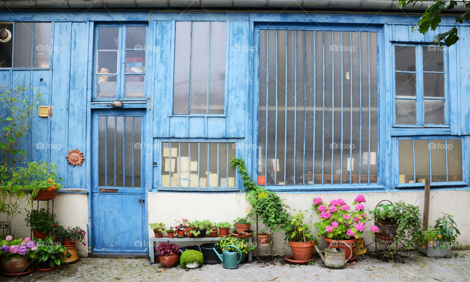 Artist working space in Paris, France