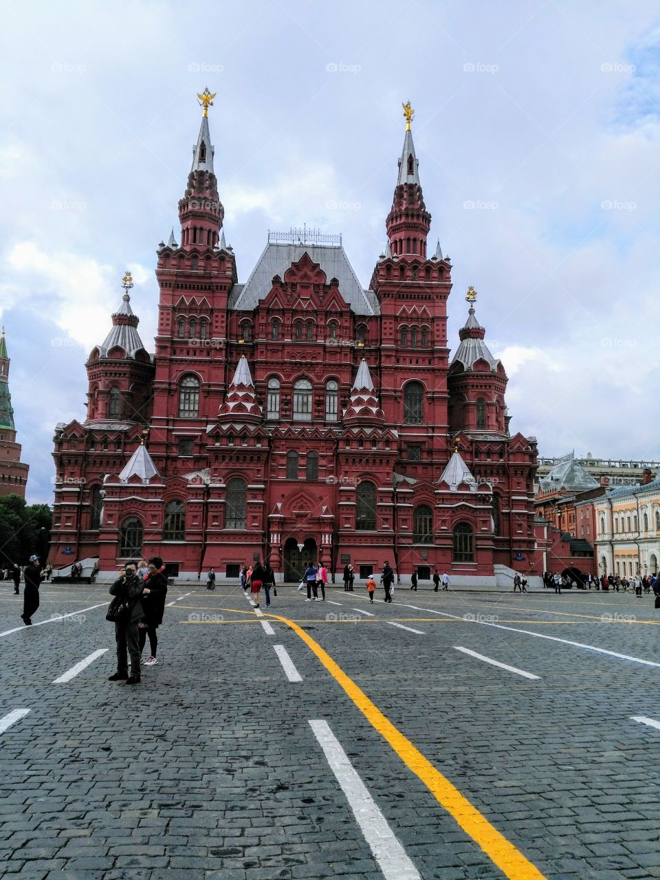 Red square in Moscow
