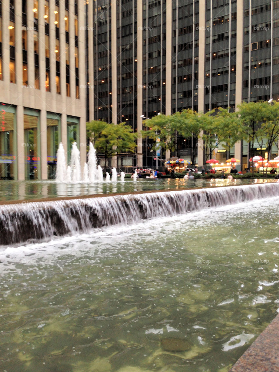 New York City fountain